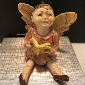 Angel she looks A antique ornament.